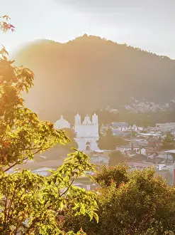 Flare Prints: View towards the Santa Lucia Church at sunrise