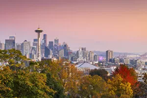 Images Dated 2nd May 2019: View of Seattle from Kerry Park, Saettle Washington, USA