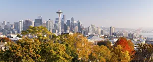 View of Seattle from Kerry Park, Seattle Washington, USA