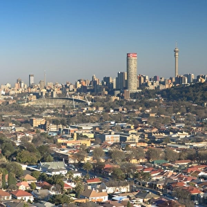 Images Dated 11th August 2017: View of skyline, Johannesburg, Gauteng, South Africa