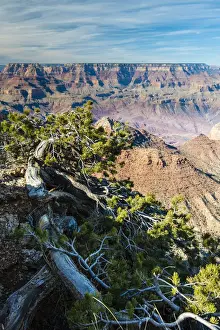 Top view of south rim from Desert View, Grand Canyon National Park, Arizona, USA