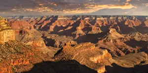 Canyons Prints: View from South Rim to Shiva Temple, Isis Temple and Cheops Pyramid