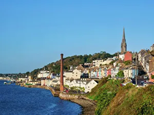 Colman Prints: View towards the St. Colman's Cathedral, Cobh, County Cork, Ireland