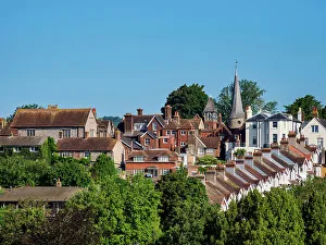 Lewes Prints: View towards St Michael in Lewes Church, Lewes, East Sussex, England, United Kingdom