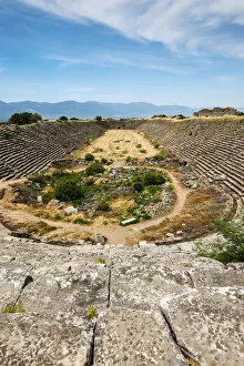 Images Dated 4th August 2015: Top view of the stadium in Aphrodisias, Aydin, Turkey