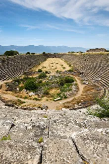 Images Dated 4th August 2015: Top view of the stadium in Aphrodisias, Aydin, Turkey
