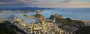Rio De Janeiro Gallery: View over Sugarloaf mountain and city centre, Rio de Janeiro, Brazil