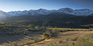 View of Swartberg Mountains, Oudtshoorn, Western Cape, South Africa