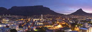 Cape Town Gallery: View of Table Mountain at sunset, Cape Town, Western Cape, South Africa