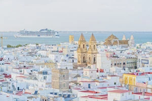 Images Dated 22nd May 2023: The view from Tavira Tower, Cadiz, Andalusia, Spain