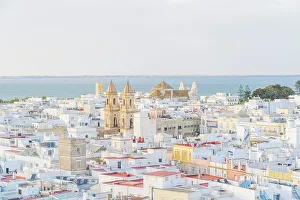 The view from Tavira Tower, Cadiz, Andalusia, Spain