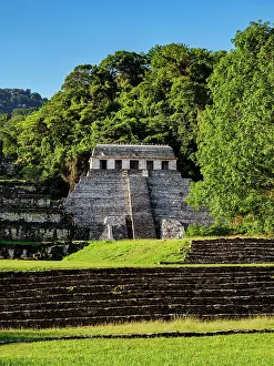 Palenque Prints: View towards the Temple of the Inscriptions