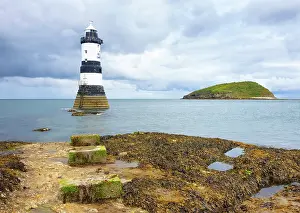 Penmon Point Prints: View towards Trwyn Du Lighthouse (Penmon Lighthouse) and Ynys Seiriol (Puffin Island)