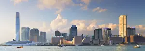 Tsim Sha Tsui Prints: View of Tsim Sha Tsui and International Commerce Centre (ICC), Hong Kong, China