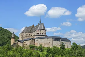 View at Vianden Castle, Kanton Vianden, Luxembourg