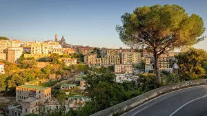 Amalfi Prints: The view of Vietri sul Mare as seen from the Amalfi drive, Salerno province