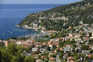 Costal Prints: View of Villefranche sur Mer, Cote D azur, France, Europe