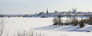 View over Volga river, Kazan, Tatarstan, Russia