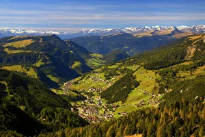 Expansive Prints: View over Wolkenstein, Dolomites, South Tyrol, Italy