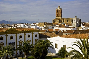V Iew Prints: View of Zafra from The Parador Hotel, Extremadura, Spain, Europe