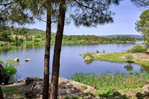Riverfront Prints: The Vilar Dam, Sernancelhe. Beira Alta, Portugal