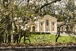 Treviso Prints: Villa di Maser in spring, Treviso, Veneto, Italy