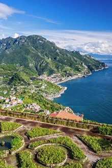 Ravello Prints: Villa Rufolo, Ravello, Amalfi coast, Campania, Italy