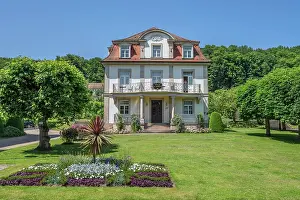 Lower Franconia Prints: Villa Schwan in the Bavarian State Spa Bad Bruckenau, Lower Franconia, Bavaria, Germany