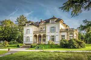Villa Wertheimber in Gustavsgarten Park (part of the Landgravial Gardens) in Bad Homburg vor der Hoehe, Taunus, Hesse, Germany