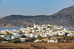 South Aegean Prints: The village of Adamantas in Milos, Plaka, Milos Island, Cyclades Islands, Greece