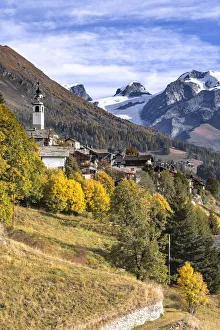 High Prints: The village of Antagnod and the Monte Rosa Massif (Ayas Valley, Aosta province
