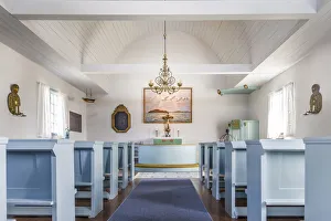 Stockholms I And Xe4 Prints: Village church in Landsort on the archipelago island of A-ja, Stockholm County, Sweden
