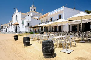 Almonte Prints: The village of El Rocio in the countryside of Almonte, Province of Huelva