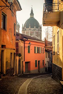 San Giovanni Battista Prints: The village of Fontanile, Fontanile, Piedmont, Italy