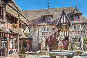 Village Guillaume le Conquerant in Dives-sur-Mer, Calvados, Normandy, France