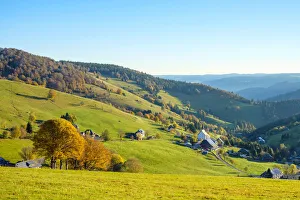 Südschwarzwald Prints: Village of Hofsgrund, Oberried, Baden-WAorttemberg, Germany