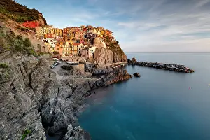 Cinque Terre Prints: The village of Manarola, Cinque Terre, La Spezia district, Liguria, Italy