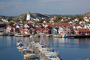 Village of Skarhamn on island of Tjorn, Bohuslan, on West Coast of Sweden