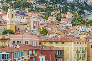 Images Dated 27th November 2019: Villefrance Sur Mer, Provence Alpes Cote d azur, French Riviera, France