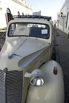 Aged Gallery: Vintage car, Colonia del Sacramento, Uruguay