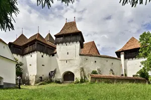 The Viscri fortified church was built by the Transylvanian Saxon community in Viscri