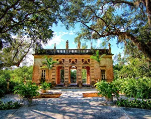 Coral Prints: Vizcaya Museum and Garden, Coral Gables, Florida, USA