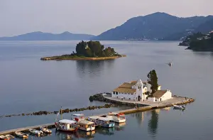 Vlacherna Monastery, Corfu, Ionian Islands, Greece