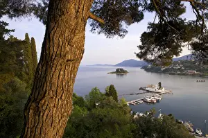 Kerkyra Prints: Vlacherna Monastery, Corfu, Ionian Islands, Greece