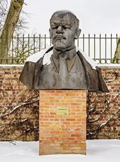 Vladimir Ilyich Ulyanov Lenin Monument in Socialist Realism Museum next to the Zamoyski