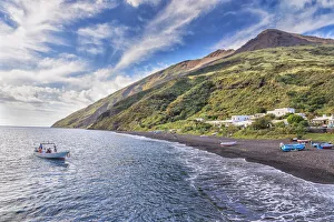 Active Volcano Gallery: Volcanic beach, Stromboli, Aeolian Islands, Sicily, Italy