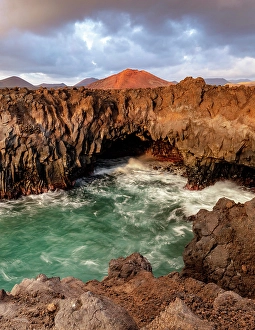 Lanzarote Prints: The volcanic coastline at Los Hervideros