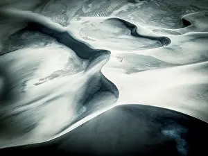 Shadow Prints: Volcanic dunes texture, El Penon, Puna, Catamarca, Argentina
