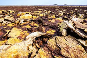 Rift Valley Collection: Volcanic rocks, Dallol, Danakil Depression, Afar Region, Ethiopia, Africa