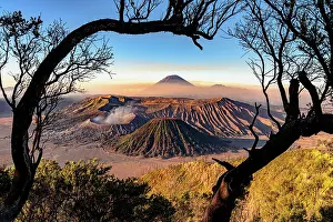 Volcano Prints: Volcanoes, Bromo Tengger Semeru National Park, East Java, Indonesia